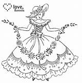 Crinoline Lady Embroidery Patterns Vintage Hand Transfers Pattern Flickr Hardanger Transfer Designs Pretty Ribbon Pages Visit Crochet Goody Huh Sharing sketch template