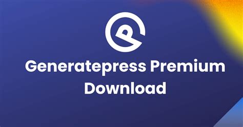 generatepress premium license key lifetime