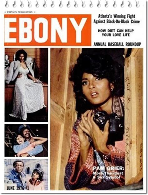 Pam Grier Ebony Magazine Cover Ebony Magazine Foxy Brown