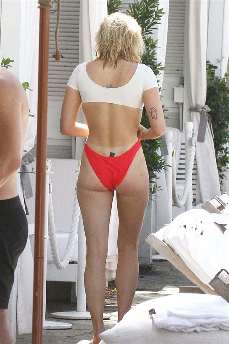 Sophie Turner Enjoys A Day At The Delano Hotel Pool In
