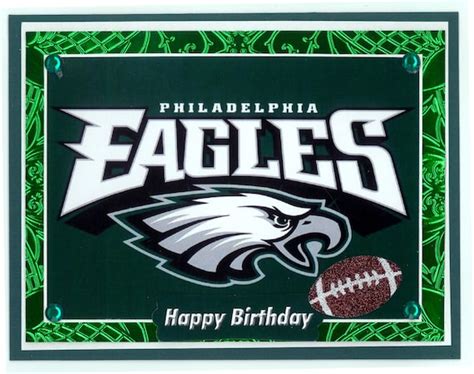 philadelphia eagles birthday card