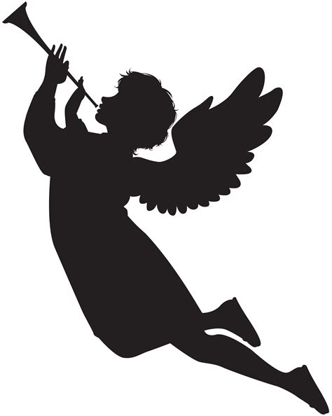 Angel Silhouette Png And Free Angel Silhouette Png
