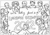 Coloring Olympics London sketch template