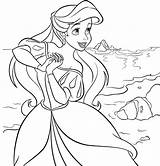 Sirenita Coloring Princesas Sirena Princesses Mermaid Personajes Bonitos Sereia Princesa Faciles Pequena Livejournal Gratistodo sketch template
