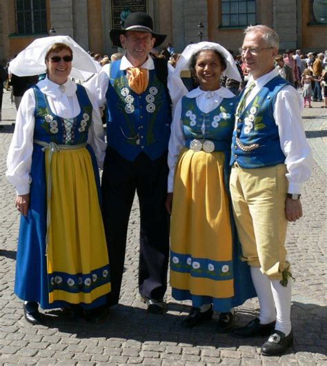 Swedish Sverige Traditional Outfits Swedish Clothing Scandinavian