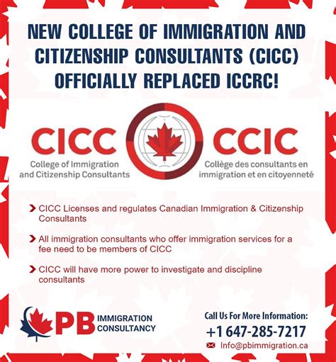 cicc officially replaced iccrc pb immigration consultancy medium