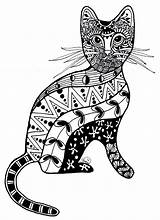 Cat Zentangle Stacey Coloring Blank Pages Dog Choose Board Milholland Pinned sketch template