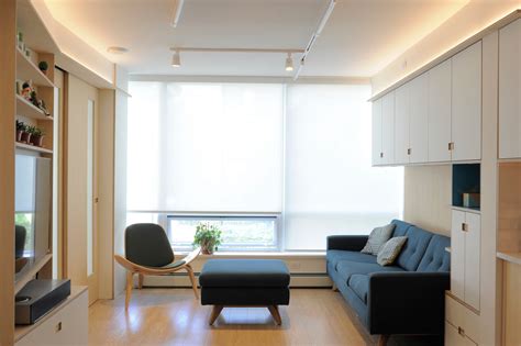 square foot apartment  maximizes   design milk bloglovin
