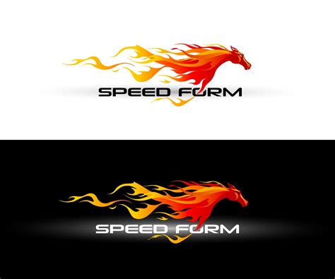 bold professional racing logo design  speed form  ameeee design