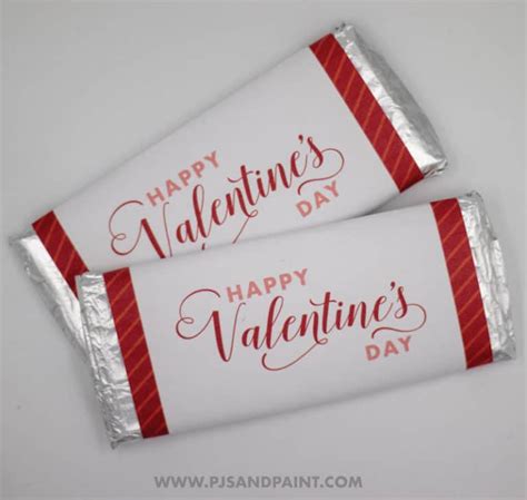 printable valentines day candy bar wrappers