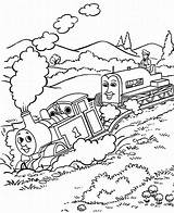 Thomas Coloring Pages Tank Engine Train Kids Printable Crash Friends Color Colouring Print Sheet Book Steam Popular sketch template