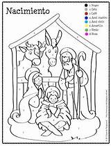 Getcolorings Nativity Nacimiento Posadas Abcteach Hellokids sketch template