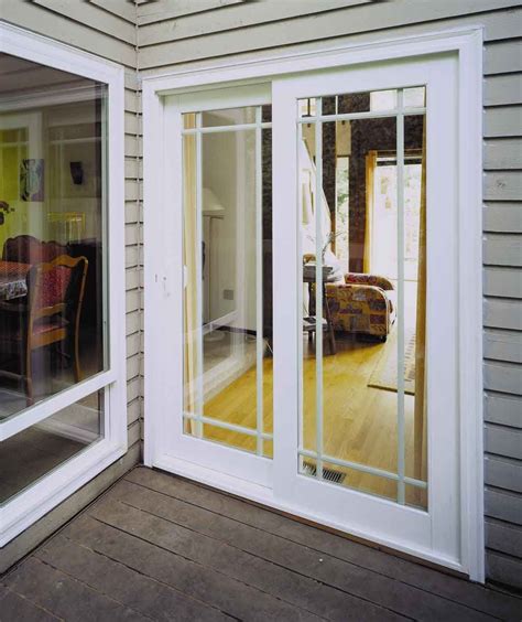 sliding glass patio doors vinyl sliding french rail patio door