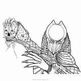 Predator Xcolorings sketch template