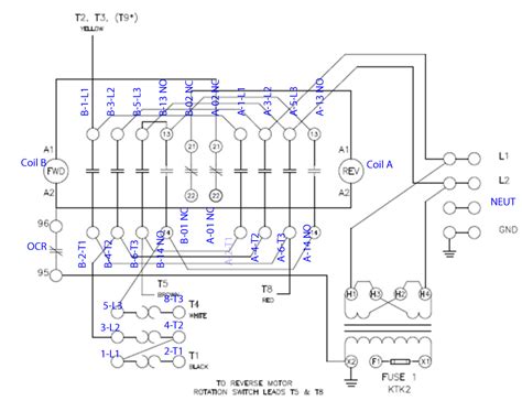 phase motor contactor wiring diagram gallery wiring diagram sample