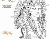 Coloring Fairy Sheets Etsy Tangles Digi Pages sketch template