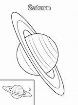 Saturn sketch template