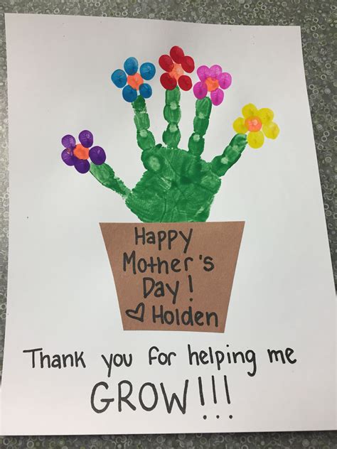 cute mothers day preschooler craft mothers day