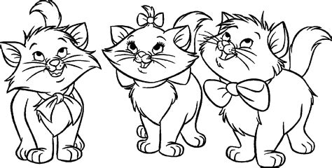 kittens coloring page coloring home