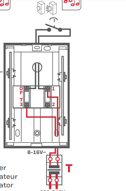 wiring instructions friedland door bell type  deurbel