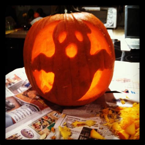 ghost pumpkin carving pumkin carving ghost pumpking carving cute
