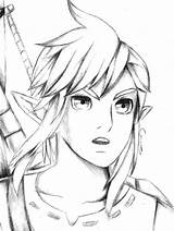 Zelda Link Wild Drawing Breath Getdrawings sketch template