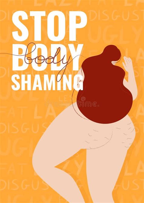 Stop Body Shaming Poster Template As Actual Social Problems Which May