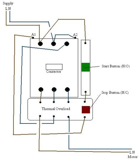 wiring start stop switches diagram