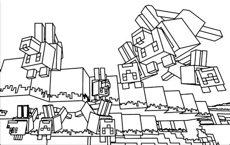 minecraft rabbit coloring pages minecraft coloring pages print