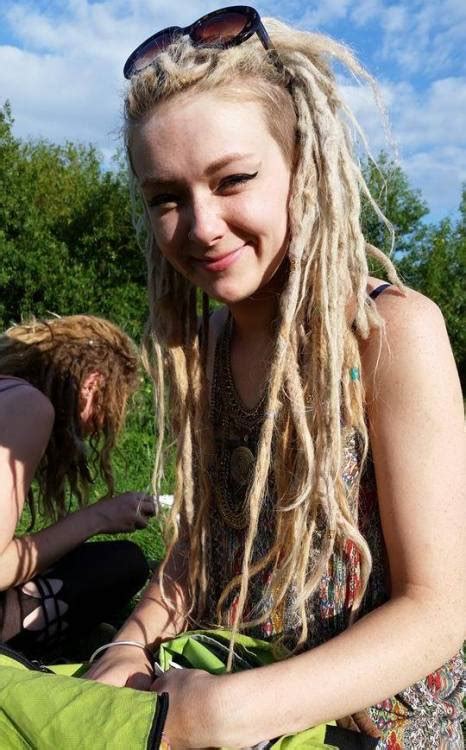 hairy hippie girl dreadlocks cumception