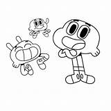 Gumball Amazing Coloring Pages Books sketch template