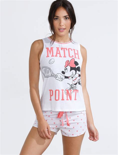 Womensecret Short Short Match Point Cotton Pyjama Summer Clothes