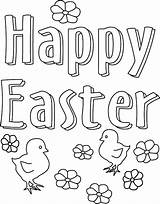 Easter Pages Coloring Chicks Colouring Chick Printable Drawings Printing Happy sketch template