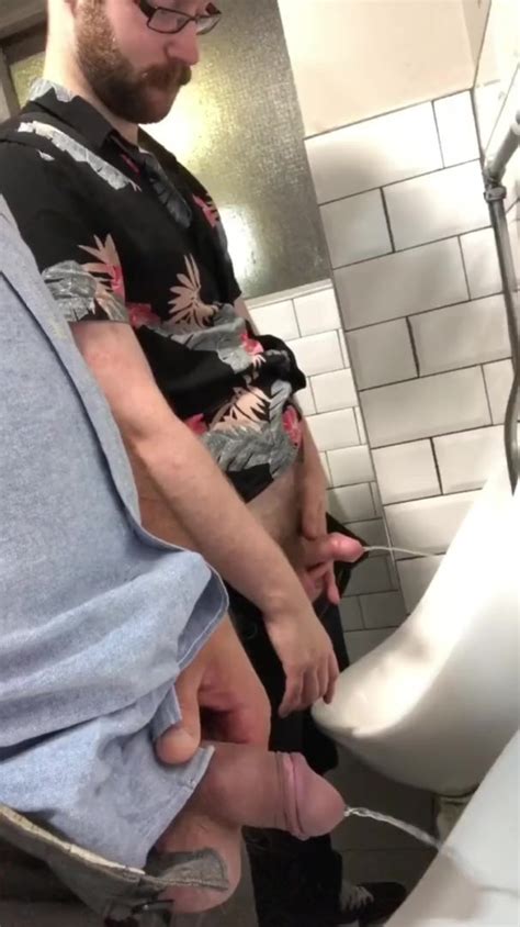 Hot Gay Couple Cruising The Local Urinals