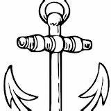 Anchor Coloring Pages Post sketch template