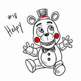 Fnaf Coloring Pages Freddy Fazbear sketch template