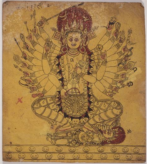 tantric form of the hindu goddess kali tantra art
