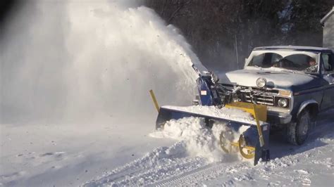 truck mounted snow blower  action doovi