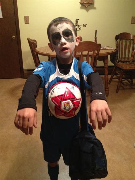 Soccer Player Zombie Halloween Costume Disfraz