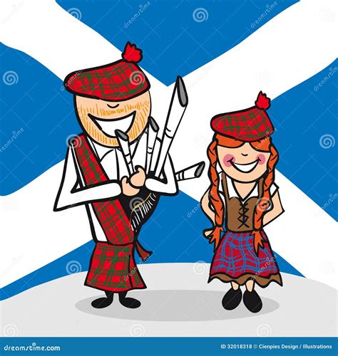 scotland people royalty  stock  image