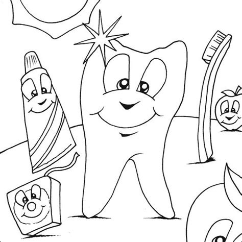 images  dental coloring pages  kids  pinterest