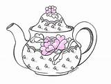 Teapot Drawing Tea Pots Coloring Pages Drawings Skidmore Rock Fineartamerica Paintingvalley Cups sketch template