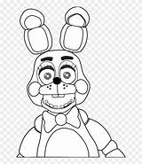 Bonnie Fnaf Coloring Pages Toy Nights Five Pikpng Clipart Freddys Colorear Eri Kids Search Template sketch template
