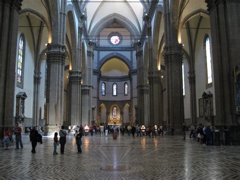 beautiful sights florence italy il duomo interior view