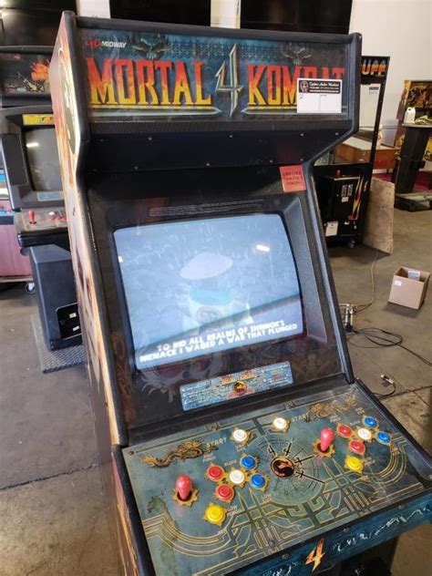 mortal kombat 4 dedicated midway arcade game