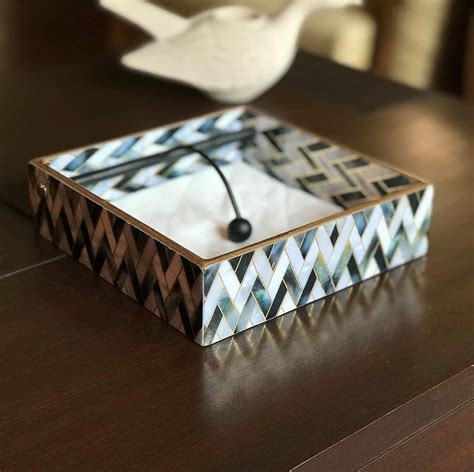 buy duli handmade decorative tissue holder  table  mdf xcm paper napkin holders
