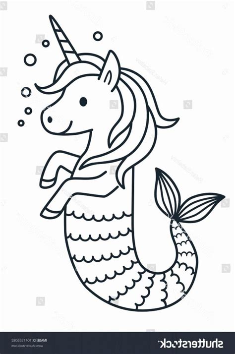 nice coloring page mermaid unicorn     youre  good