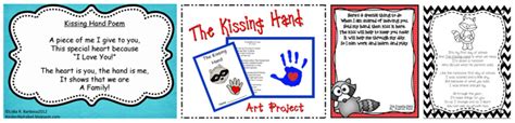 kissing hand songs poems   ease separation anxiety