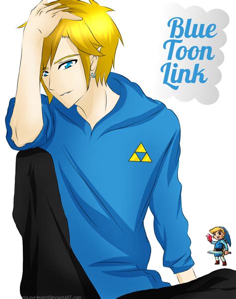 Legend Of Zelda Modern Blue Link By Yugixyamilove4ever On