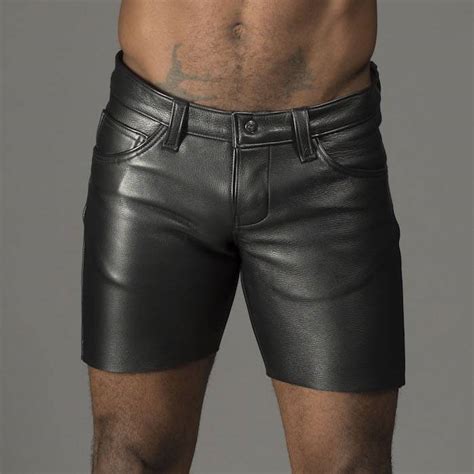 leather man low rise shorts the leather man